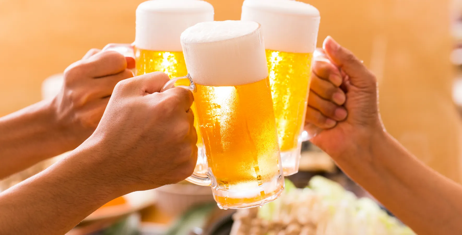 アルコールと刺激物はほどほどに