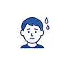 出し切れていない感じ（残便感）がある